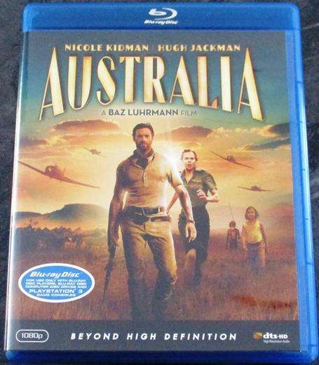 AUSTRALIA Nicole Kidman Hugh Jackman Blu Ray [BLU RAY SHELF]