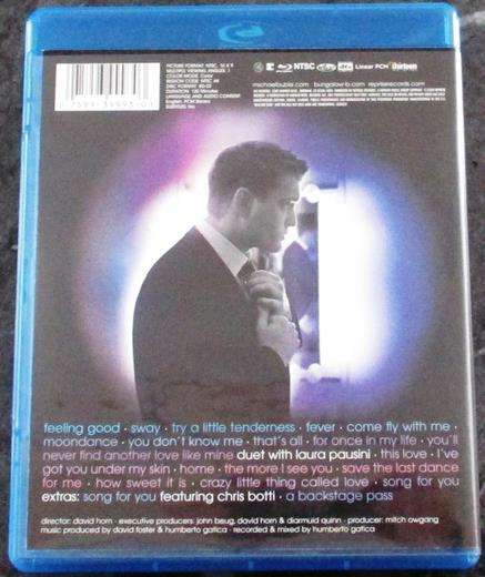 MICHAEL BUBLE Caught in the Act Blu Ray [BLU RAY SHELF]
