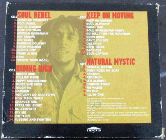 BOB MARLEY Lively Up Yourself A Collection of His Classic Early Records 4xCD BOX SET  [Box sets]