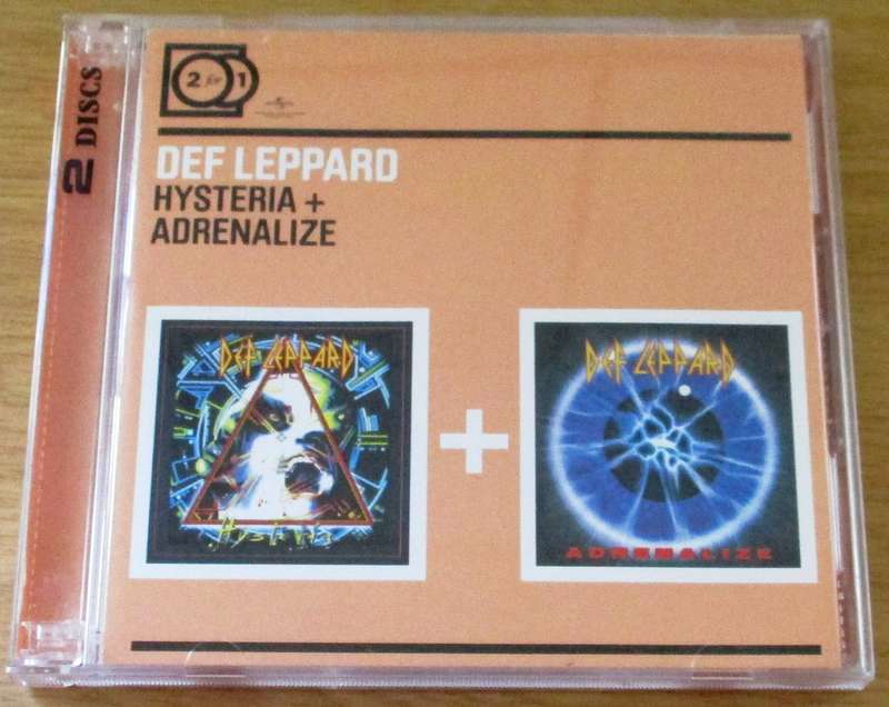 DEF LEPPARD Hysteria / Adrenalize 2xCD [Gx22]