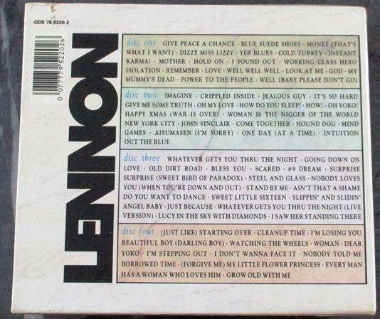 JOHN LENNON Lennon 4xCD BOX SET  [Box sets]