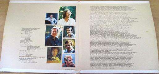 GORDON LIGHTFOOT Gord's Gold 2xLP VINYL RECORD