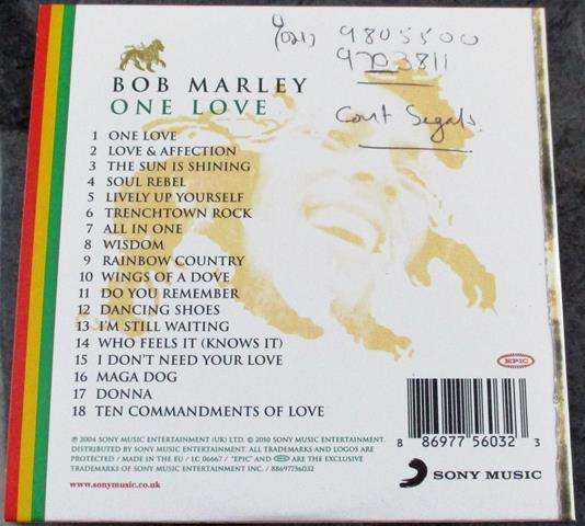 BOB MARLEY One Love CD  [cardsleeve box]
