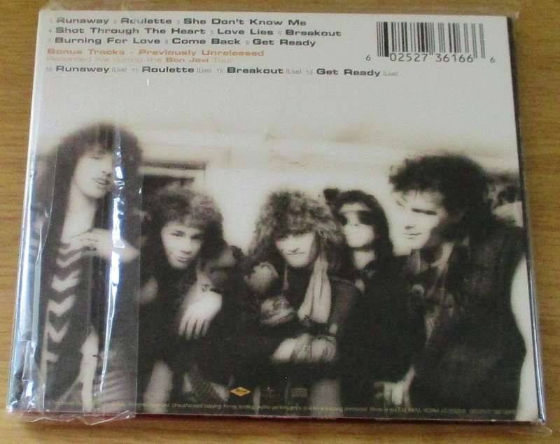 BON JOVI Bon Jovi Special Edition with extra tracks CD [Gx22]