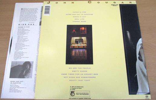 JOHN MELLENCAMP The Lonesome Jubilee LP VINYL RECORD