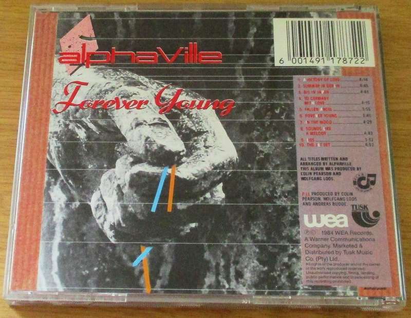 ALPHAVILLE Forever Young CD [Gx22]