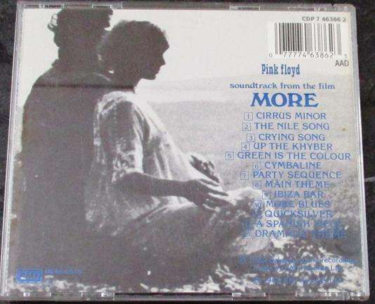 PINK FLOYD Soundtrack from the film MORE CD