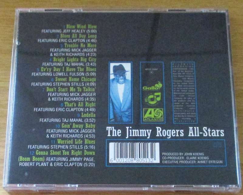 THE JIMMY ROGERS ALL STARS BLUES BAND BLUES BLUES BLUES CD [Gx22]