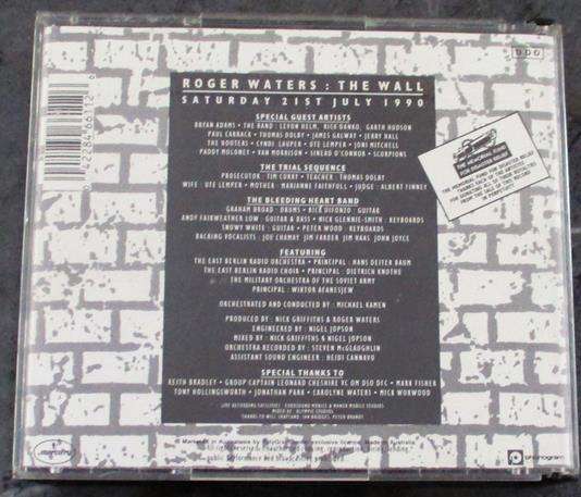 ROGER WATERS The Wall Live in Berlin 2xCD