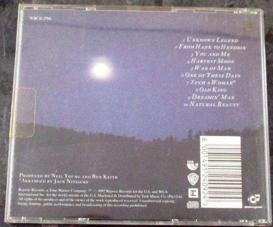 NEIL YOUNG Harvest Moon CD