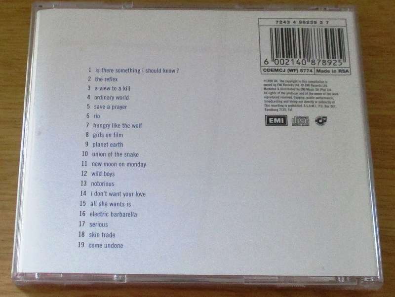DURAN DURAN Greatest CD [Gx21]