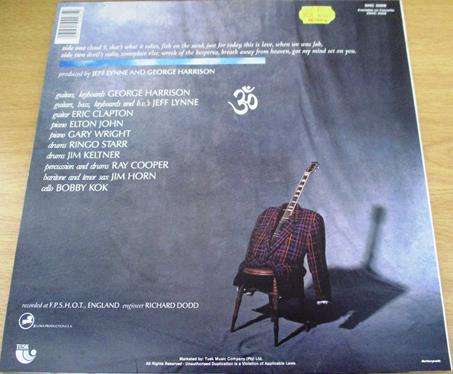 GEORGE HARRISON Cloud Nine LP VINYL RECORD