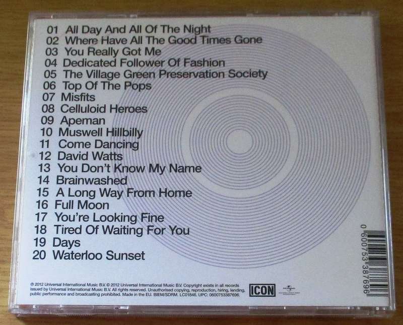 THE KINKS Icon CD [Gx21]