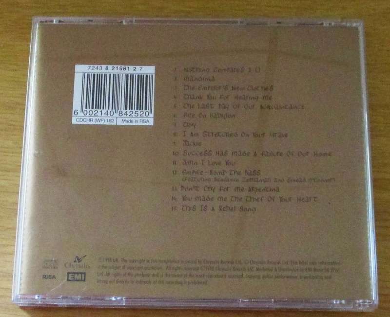 SINEAD O CONNOR So Far the Best of CD [Gx21]