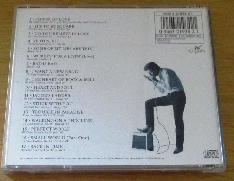 HUEY LEWIS AND THE NEWS The Heart of Rock & Roll The Best Of CD [Gx21]