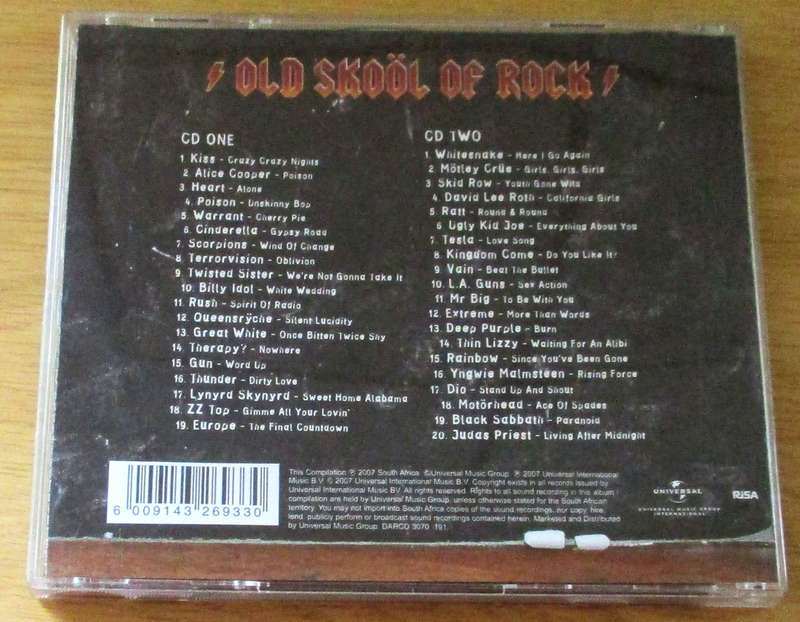 OLD SKOOL OF ROCK 2XCD [Gx21]