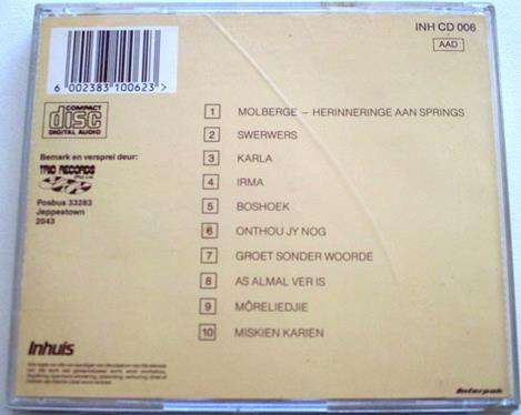 KOOS DU PLESSIS As Almal Ver Is CD  (msr]