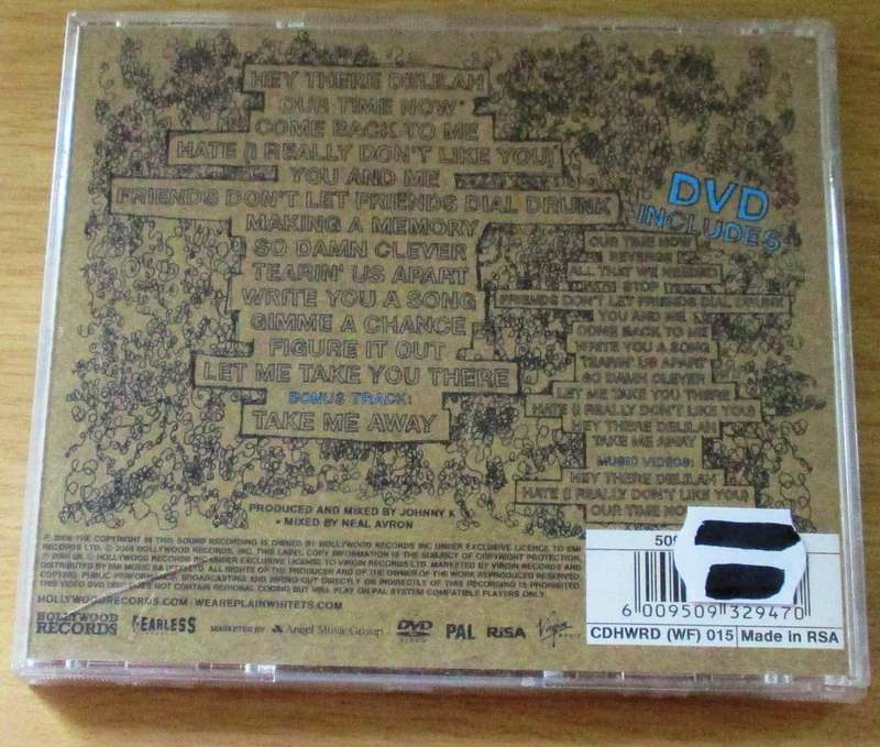 PLAIN WHITE T'S Every Second Counts CD+DVD [Gx21]