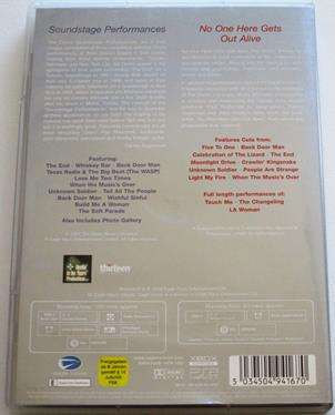 THE DOORS Soundstage Performance + No One Gets Out Here Alive 2xDVD