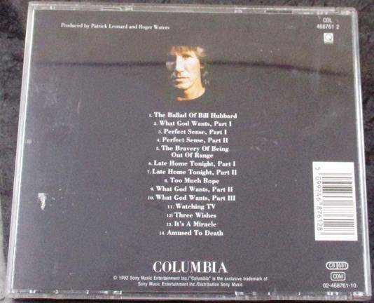 ROGER WATERS Amused to Death CD