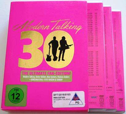 MODERN TALKING 30 The Ultimate Fan Edition 3xDVD