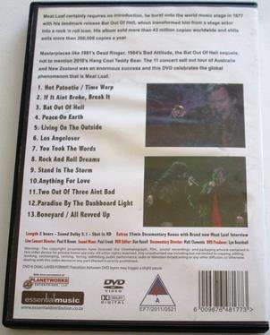 MEAT LOAF The Guilty Pleasure Tour DVD