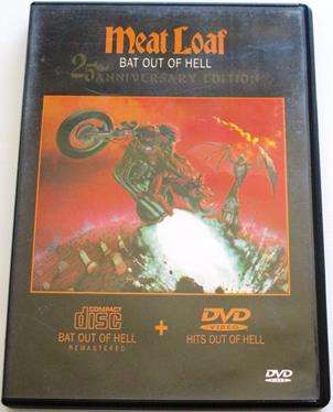 MEAT LOAF Bat Out of Hell 20th Anniversary Remastered DVD + Hits Out of Hell DVD