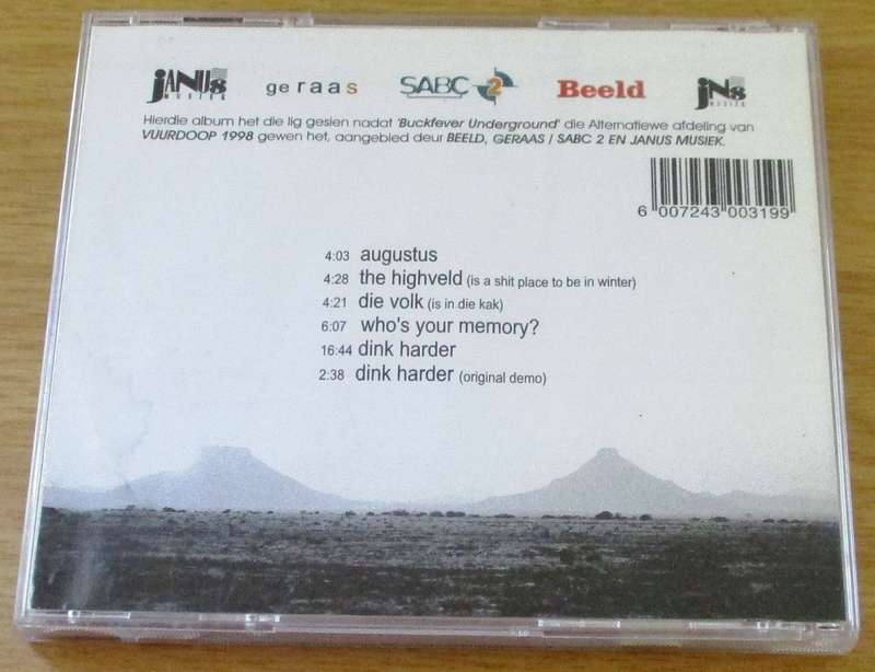 THE BUCKFEVER UNDERGROUND Jou Medemens is Dood CD [Gx19]