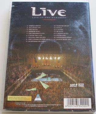 LIVE Live at the Paradiso Amsterdam DVD