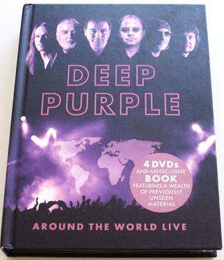 DEEP PURPLE Around The World Live All regions 4xDVD Hardback Digibook
