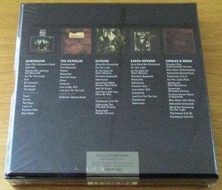 FIELDS OF THE NEPHILIM 5 Albums 5xCD BOX SET