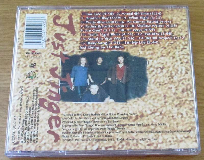 JUST JINGER All Comes Around CD [Gx18]