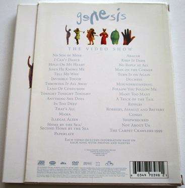 GENESIS The Video Show DVD