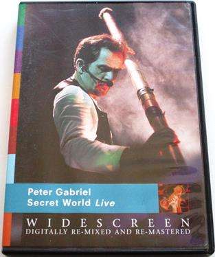 PETER GABRIEL Secret World Live  DVD