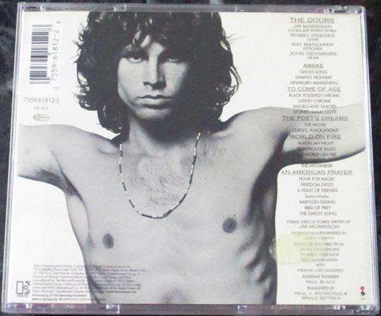 JIM MORRISON + THE DOORS An American Prayer CD