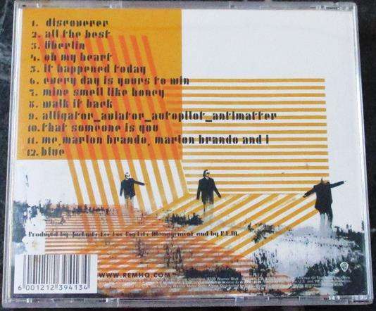R.E.M. Collapse into Now CD