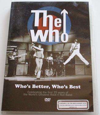 THE WHO Who's Better, Who's Best DVD