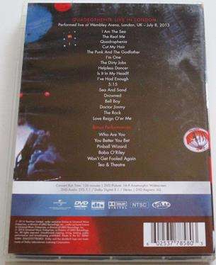 THE WHO Quadrophenia Live in London DVD