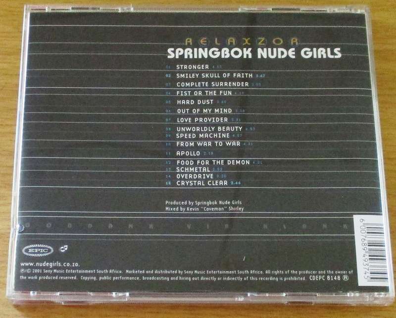 SPRINGBOK NUDE GIRLS Relaxzor CD [Gx16]
