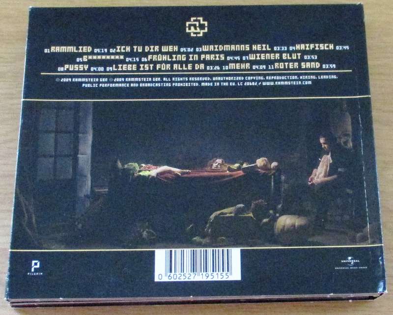 RAMMSTEIN Liebe Ist Fur Alle Da Digipak CD [Vx1]