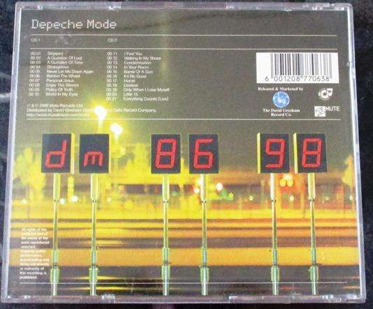 DEPECHE MODE The Singles 86>98 2xCD  [Gx36]