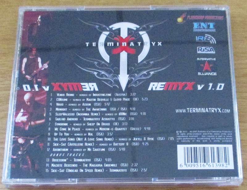 TERMINATRYX Remyx V.1.0 CD [Zx12]