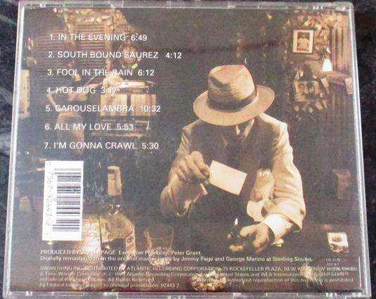 LED ZEPPELIN  In Through the Out Door CD  [Gx36]