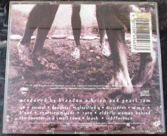 PEARL JAM Vs. CD [Gx36]