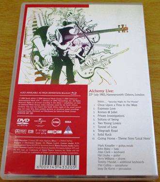 DIRE STRAITS Alchemy Live DVD