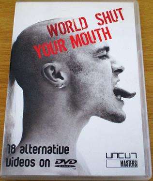 WORLD SHUT YOUR MOUTH 18 Alternative Videos DVD The Jam Mission Dickies The Cure Art of Noise