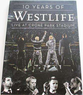 WESTLIFE 10 years of WESTLIFE Live at Croke Park Stadium DVD