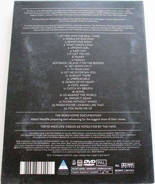 WESTLIFE 10 years of WESTLIFE Live at Croke Park Stadium DVD