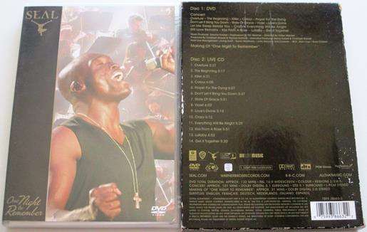 SEAL A Night to Remember DVD+CD