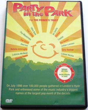 PARTY IN THE PARK For the Prince's Trust DVD Lionel Richie Shania Twain